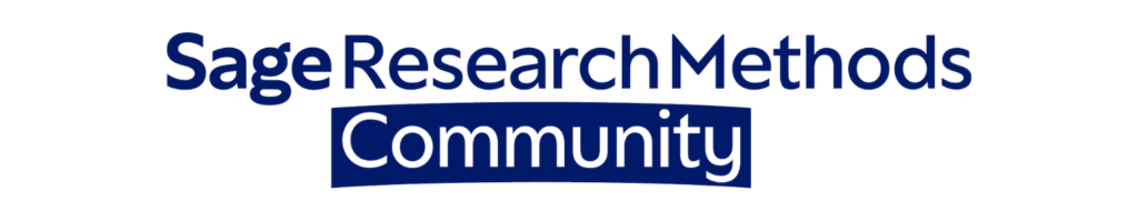 Sage Research Methods Community logo with a white background