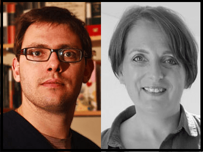 Tom Chatfield and Elspeth Timmans