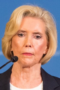 Headshot of Lily Ledbetter talking into microphone