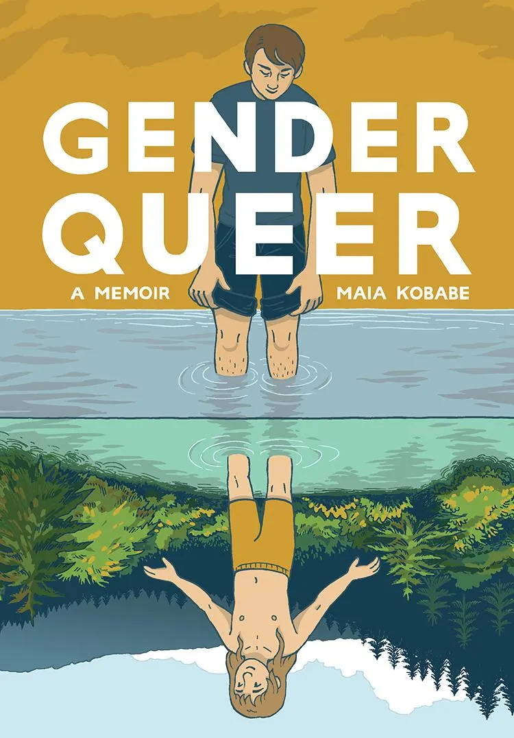 cover for the gender queer book